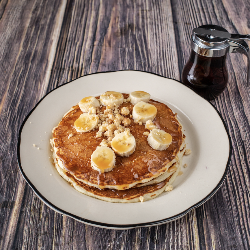 CINNAMON STREUSAL STUFFED BANANA