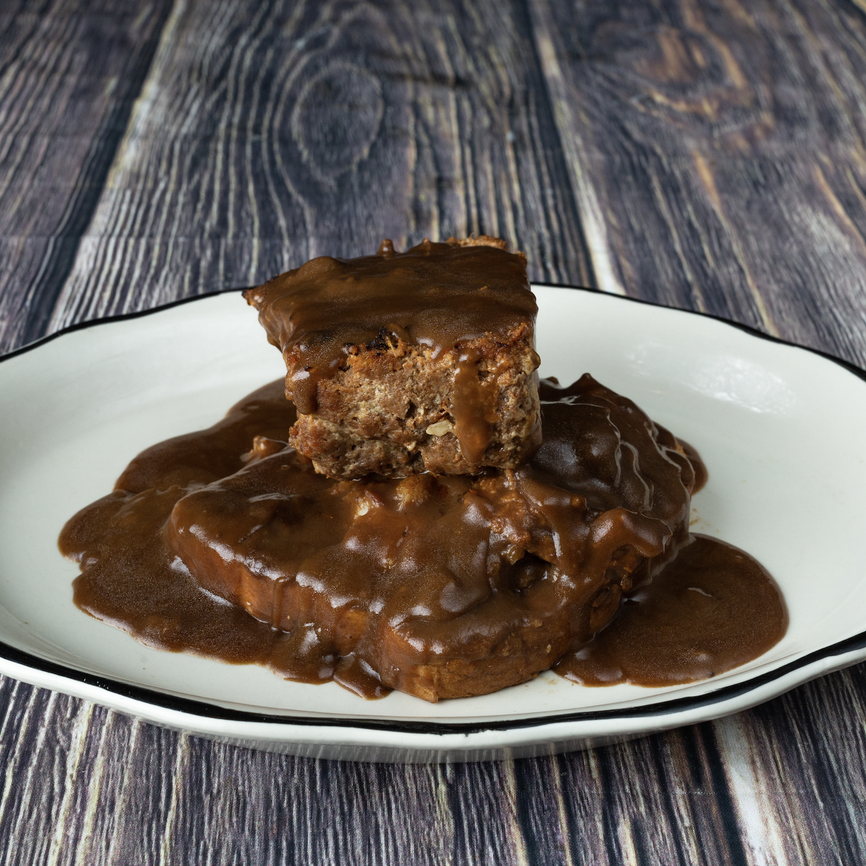 OPEN FACE MEAT LOAF
