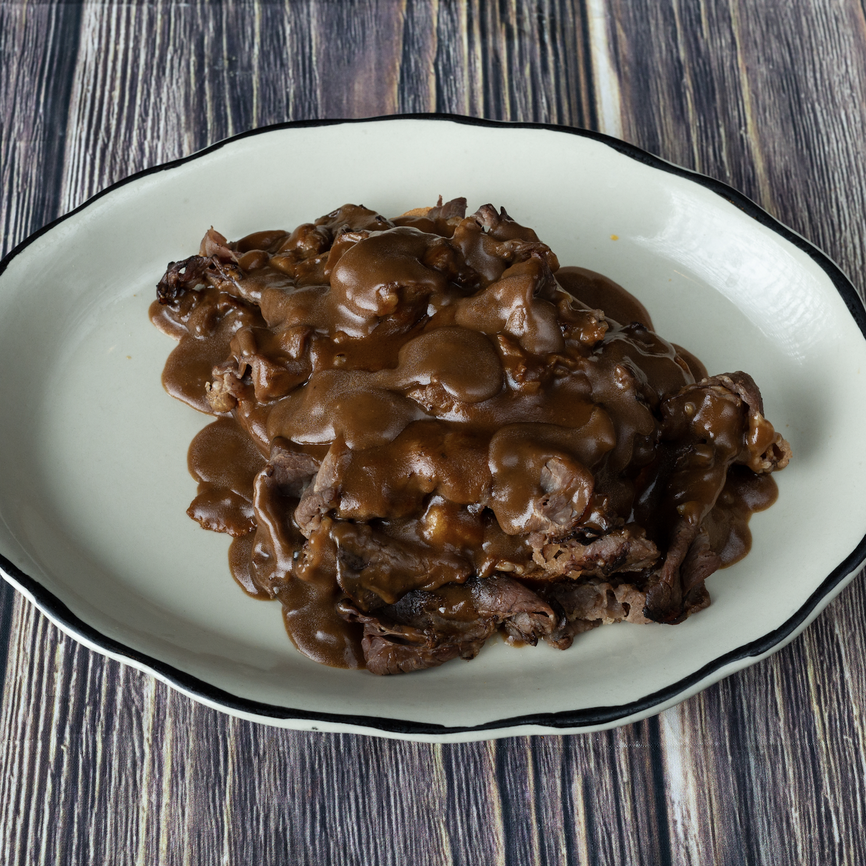 OPEN FACED ROAST BEEF